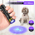 DARKBEAM UV Flashlight 395nm LED Black Light Woods Lamp Ultraviolet Lights