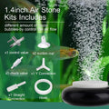hygger Mini Aquarium Air Stone,Small Bubble Stone Fish Tank Oxygen Stone Ultra Silent Deep Dissolving Oxygen Diffuser Ki