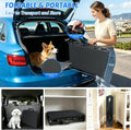 Dog Ramp for Car SUV, Adjustable Pet Ramp with Multiple Height Settings, Folding Portable Dog Ramp for Small Large Dogs,