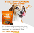 Zesty Paws Flavored Soft Chews - Calming for Dogs Anxiety Composure Relief with Ashwagandha Melatonin Chamomile Passionflower Dog Stress Separation Aid for Fireworks and Thunder 20 oz