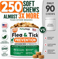 Flea and Tick Prevention for Dogs Pills - 250 Chews - Flea & Tick Control