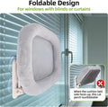 Zctitx Foldable Cat Window Perch,Inside Window Hammock for Cats with 4 Strong Suction Cups,Sturdy Metal Frame and Washable Soft Cover,Indoor Cat Bed - M