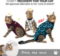 BellyGuard Cat Recovery Suit for Female and Male, Cat Surgery Suit Alternative, Onesie for After Spay Care, Post-Surgery Protective Body Cover for Feline and Kitten Healing