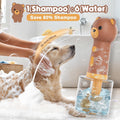 Electric Dog Shampoo Dispenser, IPX7 Waterproof, 400ml Bear Design