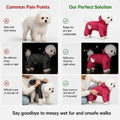 Dog Raincoat, Waterproof Small Medium Dogs Rain Jacket with Hood
