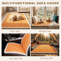 Fall Couch Cover for Dogs Pet Couch Cover for Sofa Washable Dog Sofa Covers Couch Protector for Cushion Fuzzy Non Slip C