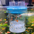 middlefloatingbreederbox Breeder Box for Fish Tank Isolation Aquarium Separator Hatchery Incubator for Guppy Baby Betta 