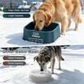 Extra Large Heated Water Bowl - 5.5L Outdoor Heated Dog Bowl with Anti-Chew Cord, Heated Pet Bowl Provides Drinkable Wat