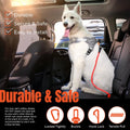 Dog Seat Belt for Car | Universal Pet Car Seatbelt with Reflective Climbing Rope, Aviation Aluminum Carabiner with 360° Swivel & Auto-Lock, Secure Safety Restraint (Canyon Red 360°)