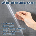 12PCS Symmu Anti Cat Scratch Furniture Protector, Heavy-Duty No-Residue Couch Protector from Cat Claws, Easy-to-Apply Clear Cat Couch Protector, Single-Sided Cuttable Sticky Sheets for Fabric Sofa
