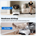 Neakasa Airstep, 2-in-1 Litter Box Air Purifier & Cat Step, 3-Mode Odor, Dust & Pet Hair Control, Air Filter Compatible 