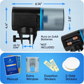 FISHNOSH Automatic Fish Feeder for Aquarium - New Generation 2026, Auto Food Dispenser with Timer for Small Tank, Big Aq