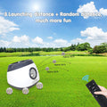MEKAPLE Automatic Dog Ball Launcher, Upgraded Interactive Dog Balls Thrower with 3 Distance 29Ft-79Ft, Remote Control Ba