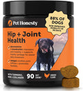 Pet Honesty Vet Recommended Hip and Joint Supplement for Dogs, 90 Count