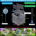 Magnetic Fish Breeder Box for Isolation Boxes Acclimation Hatchery breeding Incubator for Guppy Baby Betta Shrimp Saltwa