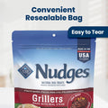 Blue Buffalo Nudges Grillers Steak Dog Treats, 16 oz