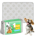 FXW Washable Pee Pads for Dogs, Leak-Proof & Non-Slip, Specifically Designed for 42inch Cages, 27" x 41" Rectangle, Khaki, 1 Pack