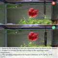 SunGrow Water Heater, 10W, Turtle Aquarum Tank, Cat & Dog Heated Bowl, Warm Water Encourage Drinking, Bird Fountain Deic
