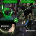5Ft LED Dog Leash, Light Up Dog Leash USB Rechargeable Waterproof, Nylon Reflective Leashes with Padded Handle for Dogs 