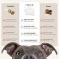 NanosVet Dog Dental Treats Strip – 10-Pack Dog Breath Treats | Dissolves in Seconds | Teeth Cleaning Strip | Pet Oral Care Mint Strips