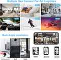 4K Security Cam with Night Vision and Built-in Battery Camera, Home/Office Camera Wireless Technology for Phone App Monitor GTYT
