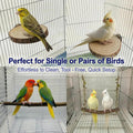 8PCS Natural Bird Perches for Cage, Parakeet Perches Set, Birds Toys, Natural Wood Perch for Small Birds Cages, Bird Cage Accessories, Parrot Stand for Cockatiels,Conure,Lovebird, Budgie Toys