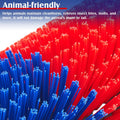3 Pack Livestock Scratching Brush, Blue and Red