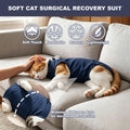 Female Cat Recovery Suit - Snap Closure Spay Onesie