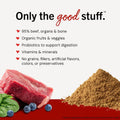 Stella & Chewy’s Freeze-Dried Raw Marie's Magical Dinner Dust – Protein Rich, Grain Free Dog & Puppy Food Topper – Grass
