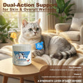Dapoprren Taurine for Cats with 30% Whole Goat Milk, 0% Maltodextrin Iron-Free Cat Taurine Supplement for Cardiac & Vision Support, Hydrolyzed Protein Amino Acid Powder for Picky Felines - 200g