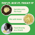 Wellix Dog & Cat Food Topper Catnip Treats for Cats with Egg Yolk & Chicken, Freeze Dried Cat Appetite Stimulant Treats Low Calorie Snacks Natural Ingredients Healthy Dry Food for Dogs & Cat-7.05oz