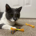 SPOT Kitty Fun Tubes Cat Toy with Catnip Inside | Bouncy Interactive Mesh Toy for Cats and Kittens to Bite, Swat and Chase | 3 Pieces