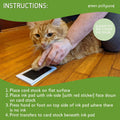 Green Pollywog | Extra-Large Clean Touch Inkless Ink Pad for Pets | Paw/Nose Prints for Dogs & Cats Non-Toxic | Paw Print Stamp Kit | Dog Paw Print Kit | Cat Footprint Keepsake (1-Pack)