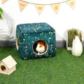 Bienbee Guinea Pig Hideout, Washable Plush House for Small Animals
