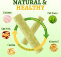 Just Try 500g Cat Grass Sticks,Cat Grass Treats for Teeth Cleaning Hairball