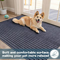 60"X 74" X 0.2'' Waterproof Mat for Under Dog Crate, Floor Protector Mat