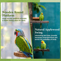 CAMATET 8pcs Natural Bird Perches for Cage, 5.9“ Small Wood Bird Perch for Parakeet/Cockatiel, Bird Cage Stick, Bird Branches for Cages, Birdcage Accessories for Parrot Conure