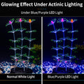 Uniclife Strip Coral Plant Ornament Glowing Effect Silicone Artificial Decoration for Fish Tank, Aquarium Landscape - Gr