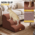 Dog Stairs for Small Dogs, 3-Step Non-Slip Foam Pet Steps for Couch Bed