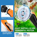 hygger IPX8 Electric Aquarium Cleaning Brushes, Rechargeable Cleaner Tools Kit with 6 Replaceable Clean Spin Brush Heads