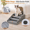 Litter Box Ramp for Cats, Adjustable Cat Steps for Litter Box, Senior Cats