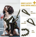 OneTigris Tactical Bungee Leash with 2 Handles Quick Release (Ranger Green)