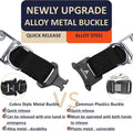 DEYACE Dog Training Collar with Quick-Release Buckle, Adjustable Stainless Steel Collar for Small Medium Large Dogs (Black, M/L Neck Girth 14.5"-18.6")