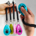 Pet Training Clicker with Wrist Strap - Dog Training Clickers for Puppy, Cat, Potty, Bird, Horse, Pet, Trainer Training 