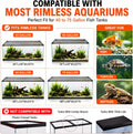 Magnetic Fish Tank Lid Aquarium Top Cover Anti-Jumping Mesh Net