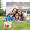 Bifeaw Natural Wooden Chew-Proof Guinea Pig Hideout