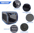 Large Pop Up Kennel,Collapsible Travel Pet Crate, Indoor and Outdoor Portable Dog Enclosure, Portable Pet Car Seat Kenne