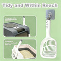 QUALIALL Cat Litter Scoop, 2-Pack, Premium, Extra Sturdy