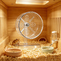 Hamster Exercise Wheel,Super-Silent Small Animals Exercise Wheels,Quiet Hamster Running Wheels with Adjustable Stand for