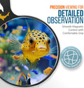 Flipper Aquarium Magnifying Glass, DeepSee Magnetic Viewer. 4" Black